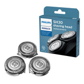 Norelco SH30/52 three-pack shaving heads for consistent daily comfort and performance