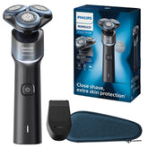 Norelco 5000X standing shaver with ergonomic design for daily grooming