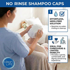 No-Rinse Cleanlife Cap: saturando el cabello para una limpieza suave y cómoda