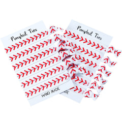 Norme baseball hair ties 12-pack with varied patterns for secure sports wear