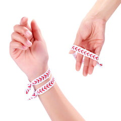 Norme baseball hair ties no-crease ribbon for gentle, dent-free hair
