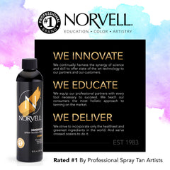 Norvell Cosmo application illustration demonstrating smooth, streak-free coverage