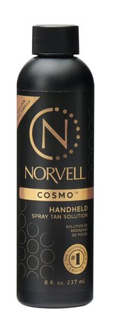 Norvell Cosmo bottle front view showing premium sunless tanning solution