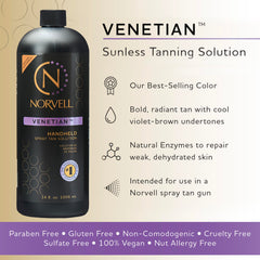 Norvell Venetian spray cap close-up for even, smooth application.
