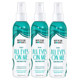 Not Your Mother's All Eyes On Me 3-pack bottle front for detangling and heat protection on damp hair.