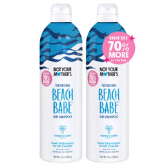 Not Your Mother's Beach Babe Jumbo Dry Shampoo 2-pack front view refreshes hair and adds volume.
