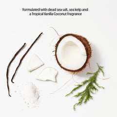 Beach Babe Sea Salt Spray on dry hair for on-the-go texture.