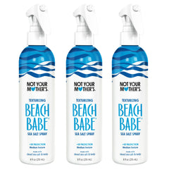 Not Your Mother's Beach Babe Sea Salt Spray bottle for effortless beachy texture and matte finish.