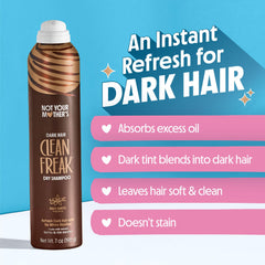 Not Your Mother's Clean Freak con polvo castaño que se difumina
