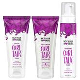 Not Your Mother's Curl Talk frizz gel bottle pour reduces frizz with flexible hold.