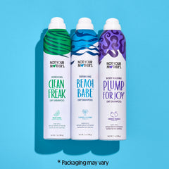 Not Your Mother's Plump for Joy dry shampoo close-up, boosts volume without water.