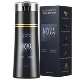 Nova DYE champú tinte negro: aplicación suave para cobertura uniforme