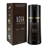 NOVA SHAMPOO bote colorante para cobertura de canas en casa.