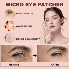 NOVALIFT Micro Eye Patches serum droplets detail on skin for nourishment.