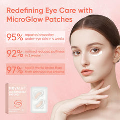 NOVALIFT MicroGlow Parches Ojos: retinol y colágeno para suavizar líneas finas