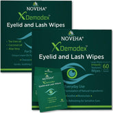 NOVEHA Demodex box of 60 wipes ready for on-the-go cleansing