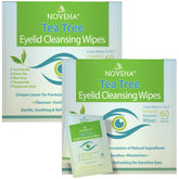 NOVEHA tea tree eyelid wipes 120pcs package for daily eye hygiene