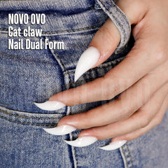 NOVO OVO extensiones 3D con poly gel, proceso de curado sencillo