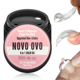 NOVO OVO pegamento uñas sólido no-resbaloso para adherir uñas postizas.