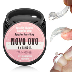 NOVO OVO pegamento uñas sólido no-resbaloso para adherir uñas postizas.