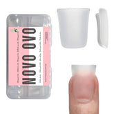 NOVO OVO puntas pato extra cortas con cobertura total para uñas limpias y cómodas