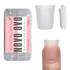 NOVO OVO puntas pato extra cortas con cobertura total para uñas limpias y cómodas