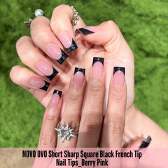 Novo OVO soft gel tips in 15 sizes to fit different nail beds precisely.