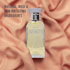 NovoGlow Infinity juice view with clear liquid under soft lighting