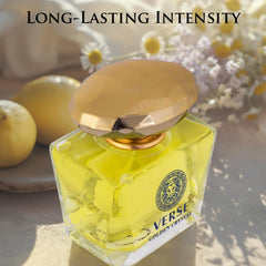 NovoGlow Verse Golden Crystal 100 ml bottle gift-ready packaging