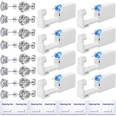 Novopiercing 24-pcs ear piercing kit package for beginners and home use.