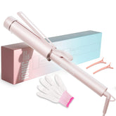 NOVUSPRO 1.5-inch extra-long barrel curling wand for natural-looking curls that last.
