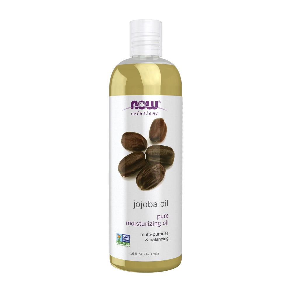 NOW Foods Jojoba Oil 16oz bottle ready for skincare and hair care