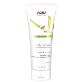 NOW Foods Nutri-Shave bottle pour demonstrates easy dispensing for a smooth shave