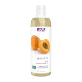 NOW Foods Aceite de Semilla de Albaricoque en botella transparente para cabello suave