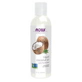 NOW Foods Solutions aceite de coco líquido en bote para hidratación diaria de la piel