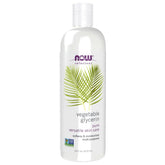 NOW Foods Vegetable Glycerin bottle front view for versatile skin hydration