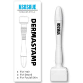 NSOSAUE Dermastamp for hair and beard tool with portable anti-slip grip.