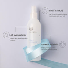 NaPCA Mist with hyaluronic acid boosting moisture retention