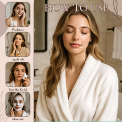 Nuanchu gua sha puffiness relief tool for reduced under eye and facial swelling.