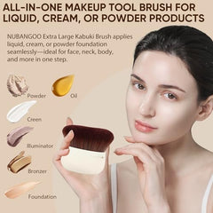 Nubangoo vegan cruelty-free bristles emphasize ethical makeup tools