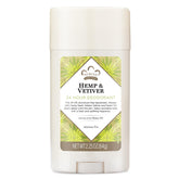 Nubian Heritage desodorante Indian Hemp Vetiver: bote elegante con protección duradera sin aluminio