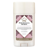 Desodorante Nubian Heritage Patchuli Buriti con textura cremosa para aplicación suave.