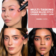 Nudestix Nudies Blush Stick bloque de color para un acabado uniforme