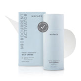 NuFACE Silk Creme Activator closeup showing smooth texture aids microcurrent conduction.