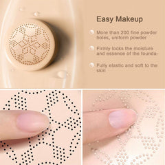 NUIBO rose rugosa extract nourishes skin during wear.