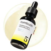 Numbuzin No.5 serum bottle close-up highlighting premium packaging for daily use