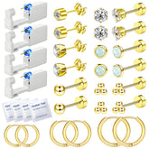 Nunpag kit oreja 26 piezas facilita un piercing limpio y seguro.