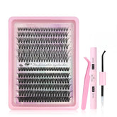 Nuonuole lash extension kit box content for easy at-home lash enhancements.