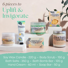 Nurture by Nature Bath Salts offering a soothing soak with gentle scent