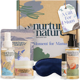 Nurture by Nature New Mom Set body scrub for gentle exfoliation and pampering.